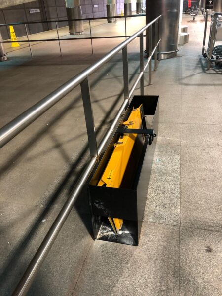 Floor Storage Trough for Portaramp