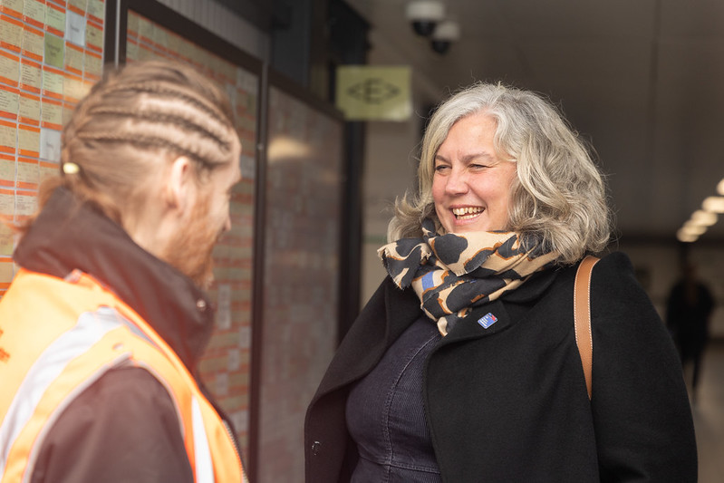 Secretary of State Heidi Alexander visits Northampton station