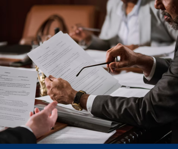Man holding paperwork