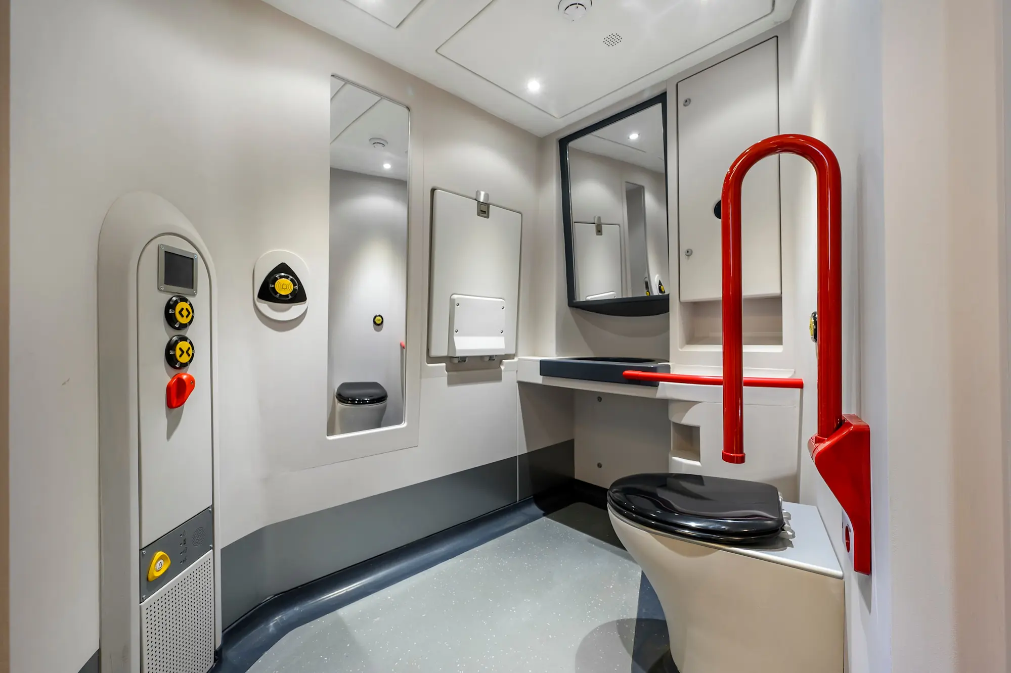 Accessible toilet onboard the LNER Class 897 fleet