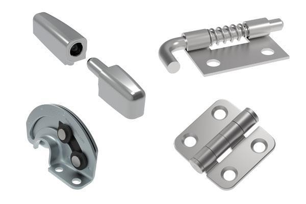 Image of different hinges