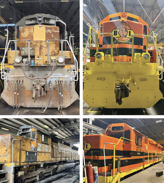 Before & Af ter - Bay Line Railroad Locomotive Refresh @ INPS GROUP