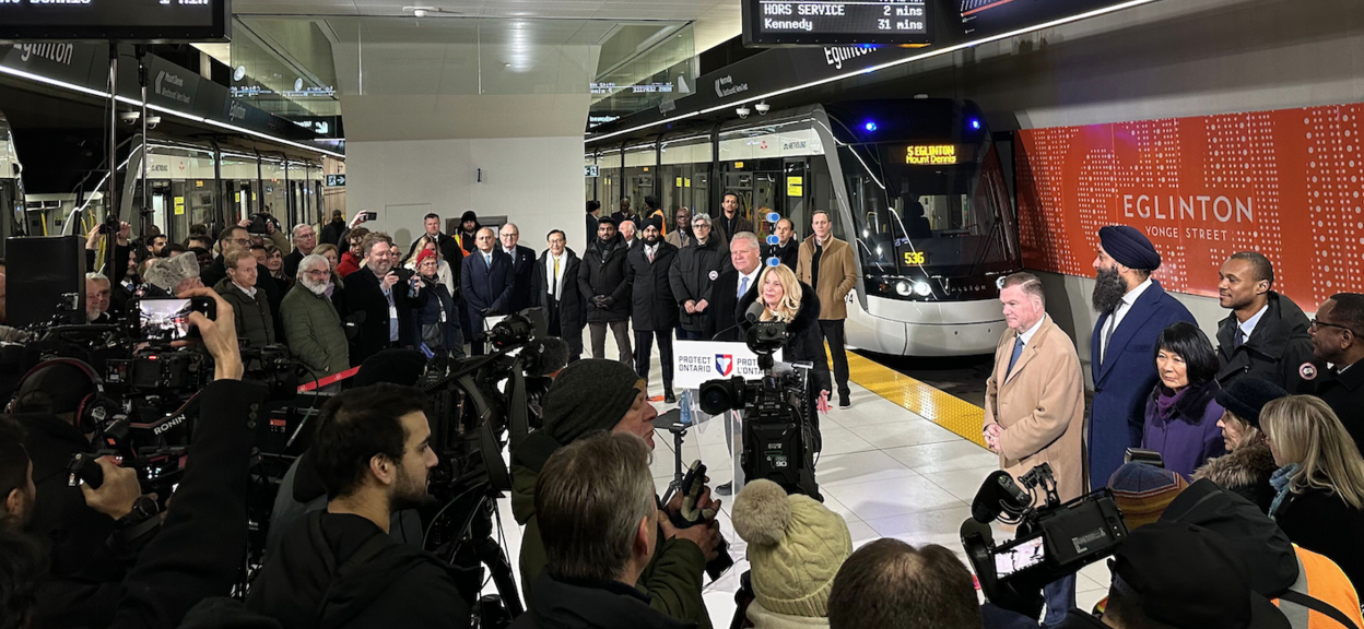 Alstom’s Light Rail Vehicles entered service on the Eglinton Crosstown LRT in Toronto, Canada