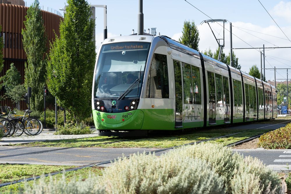 A CAF tram