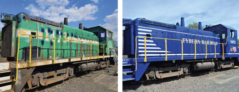 Before & After - Locomotive Wrap