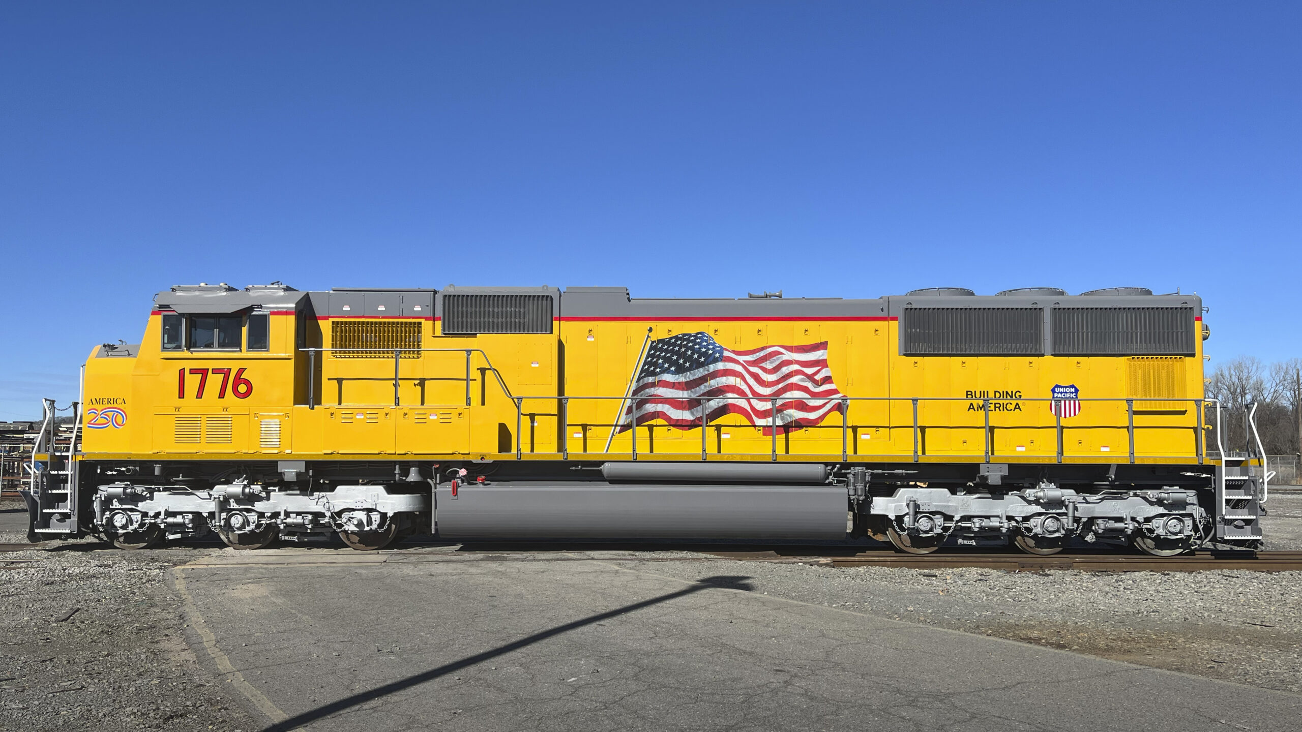 Union Pacific Celebrates America’s 250th with New Locomotives No. 4547 and No. 1776