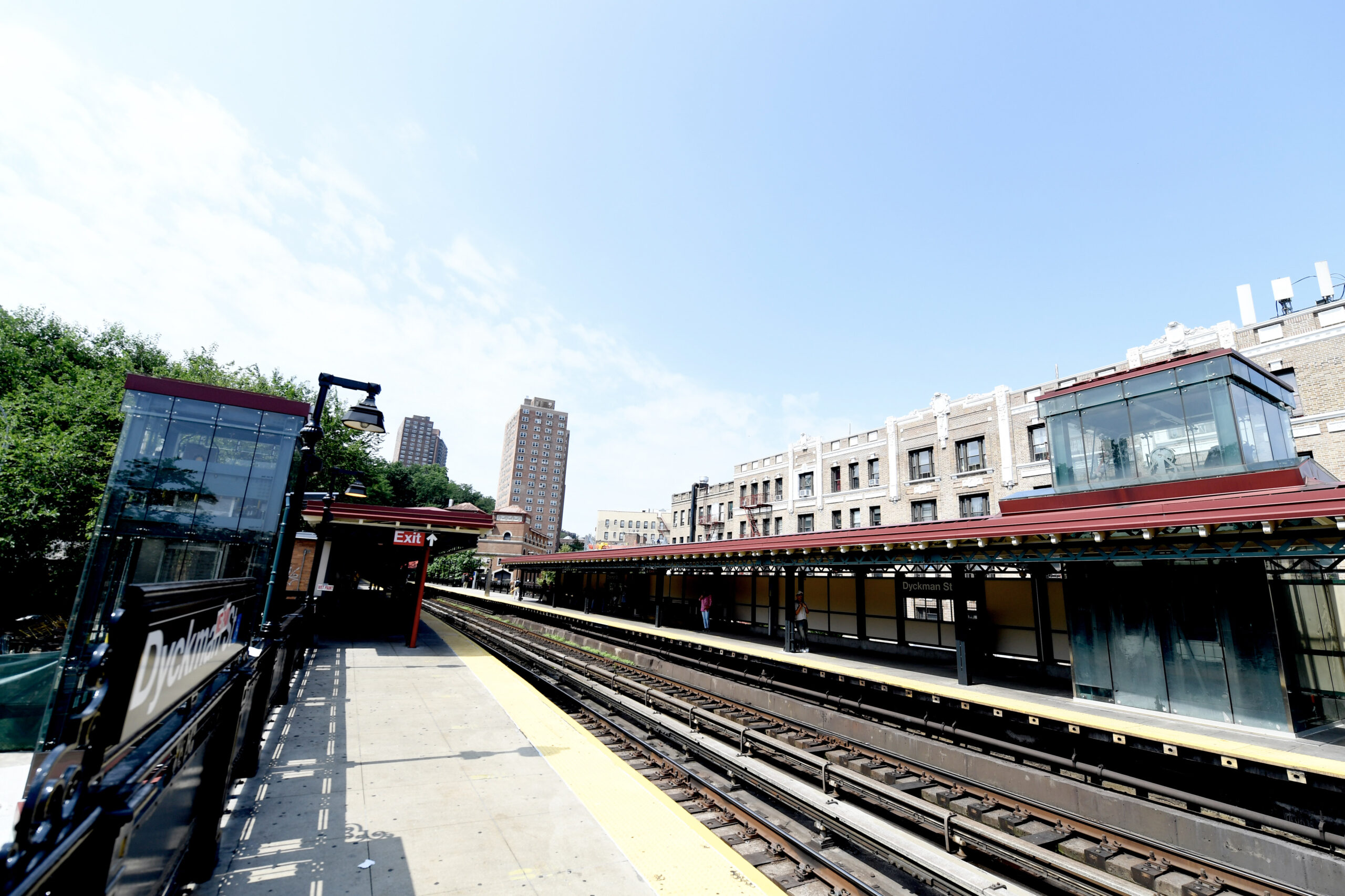 ADA elevator at the Dyckman St station