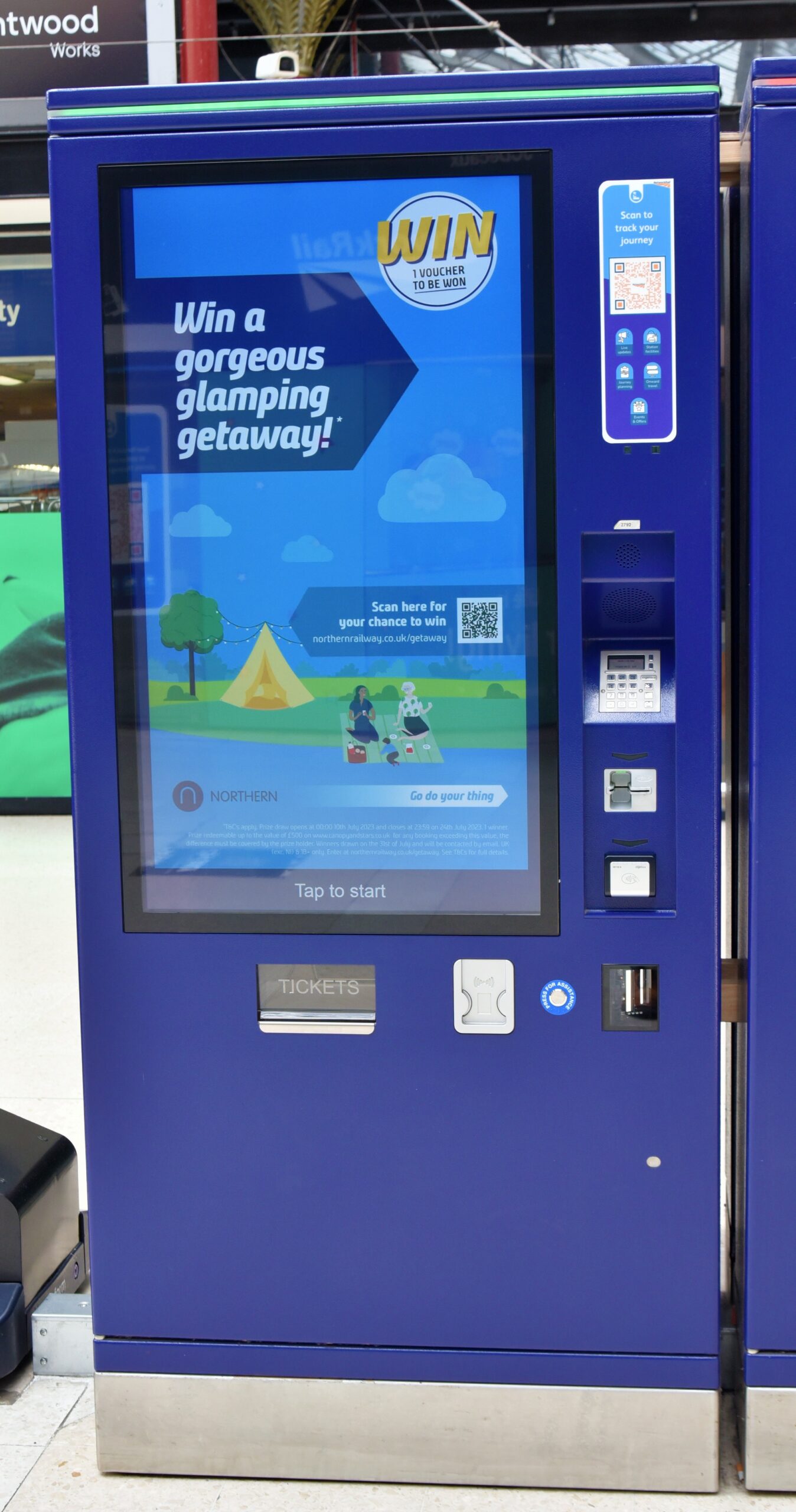  Ticket Vending Machines supported by NMI card payments.