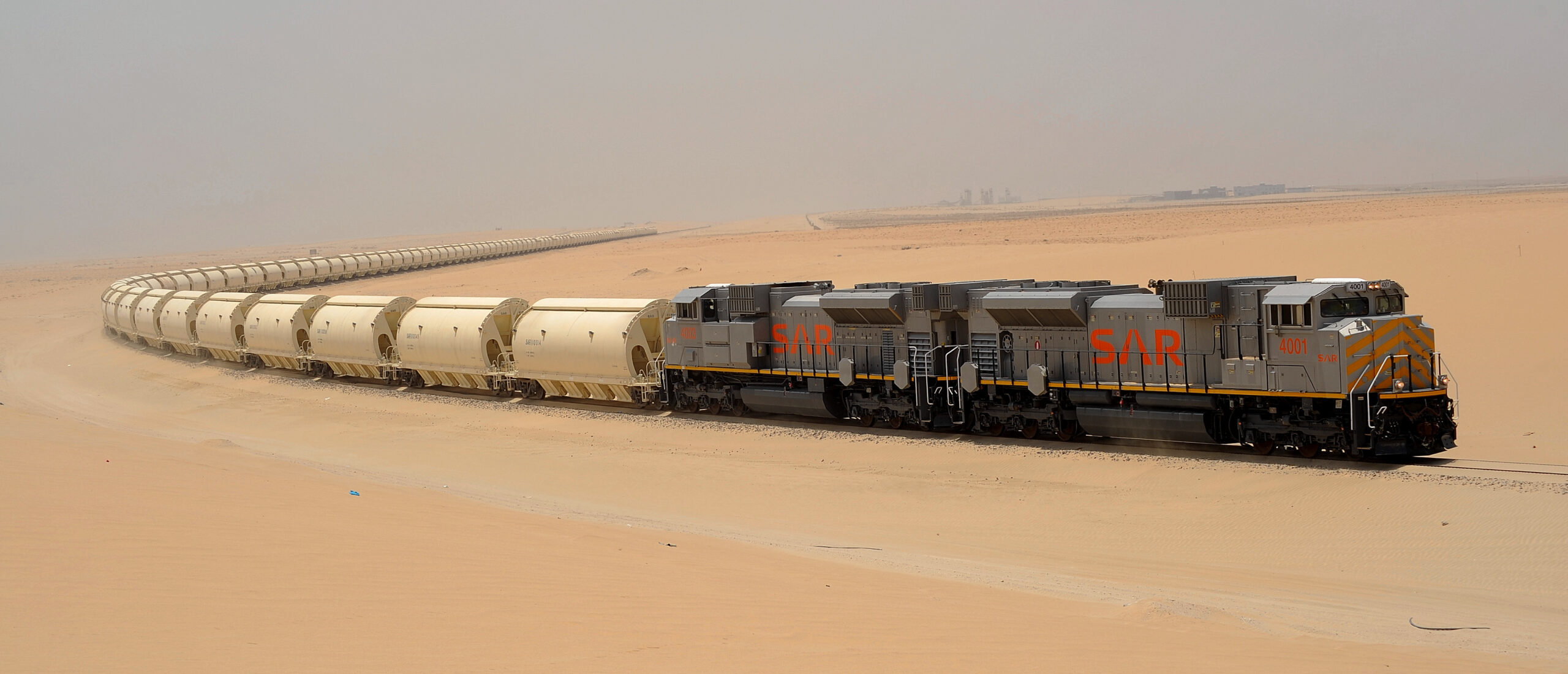 Saudi Arabia Railways phosphate train