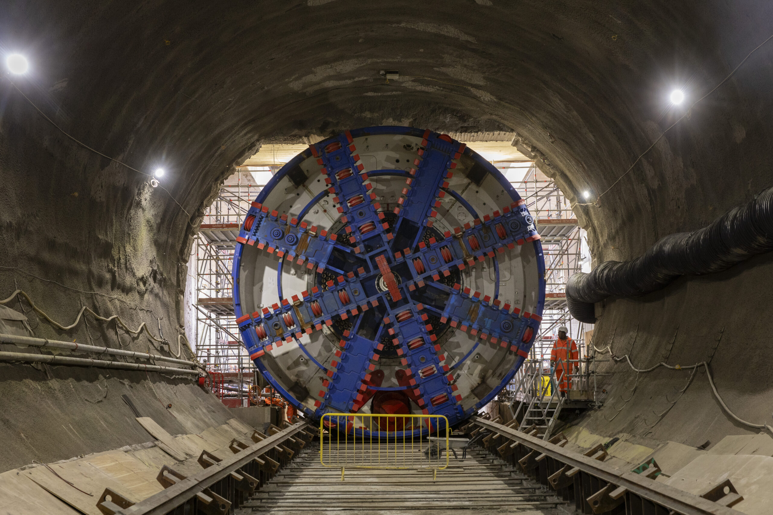 The cutterhead of TBM Karen