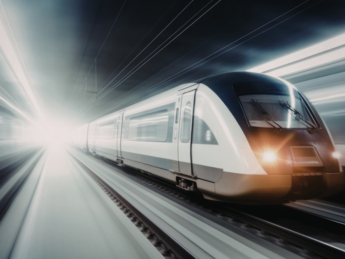 A high-speed train