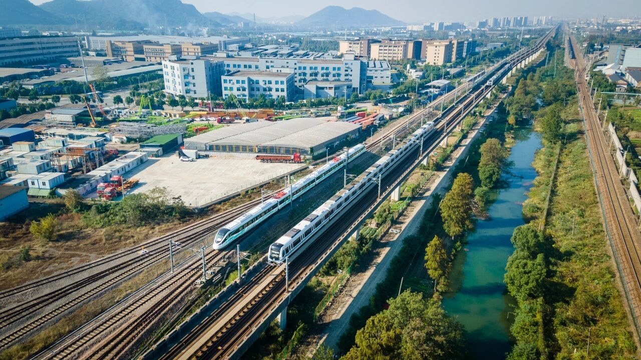 Trains from above
