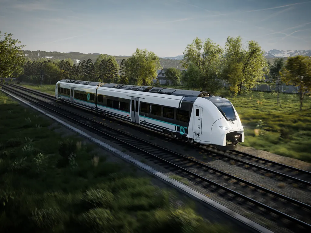 A Siemens Mobility train