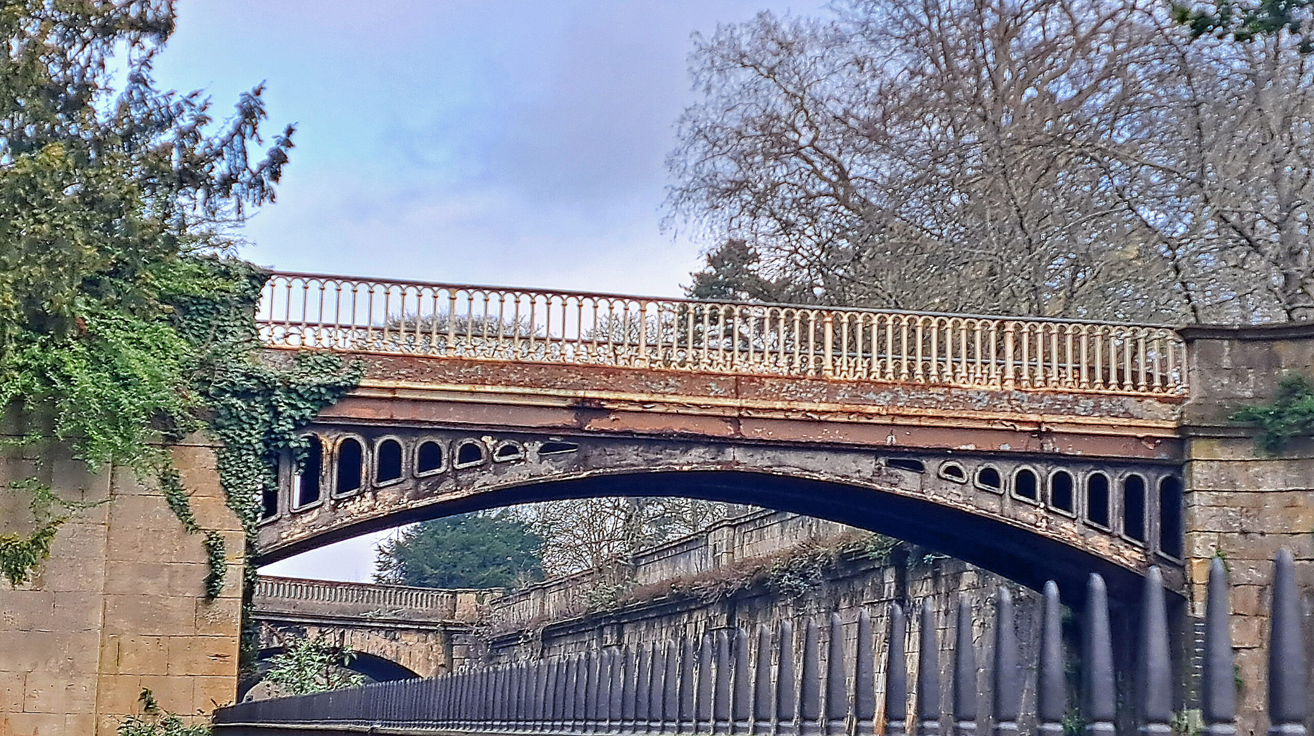 The Sydney Gardens footbridge in Bath