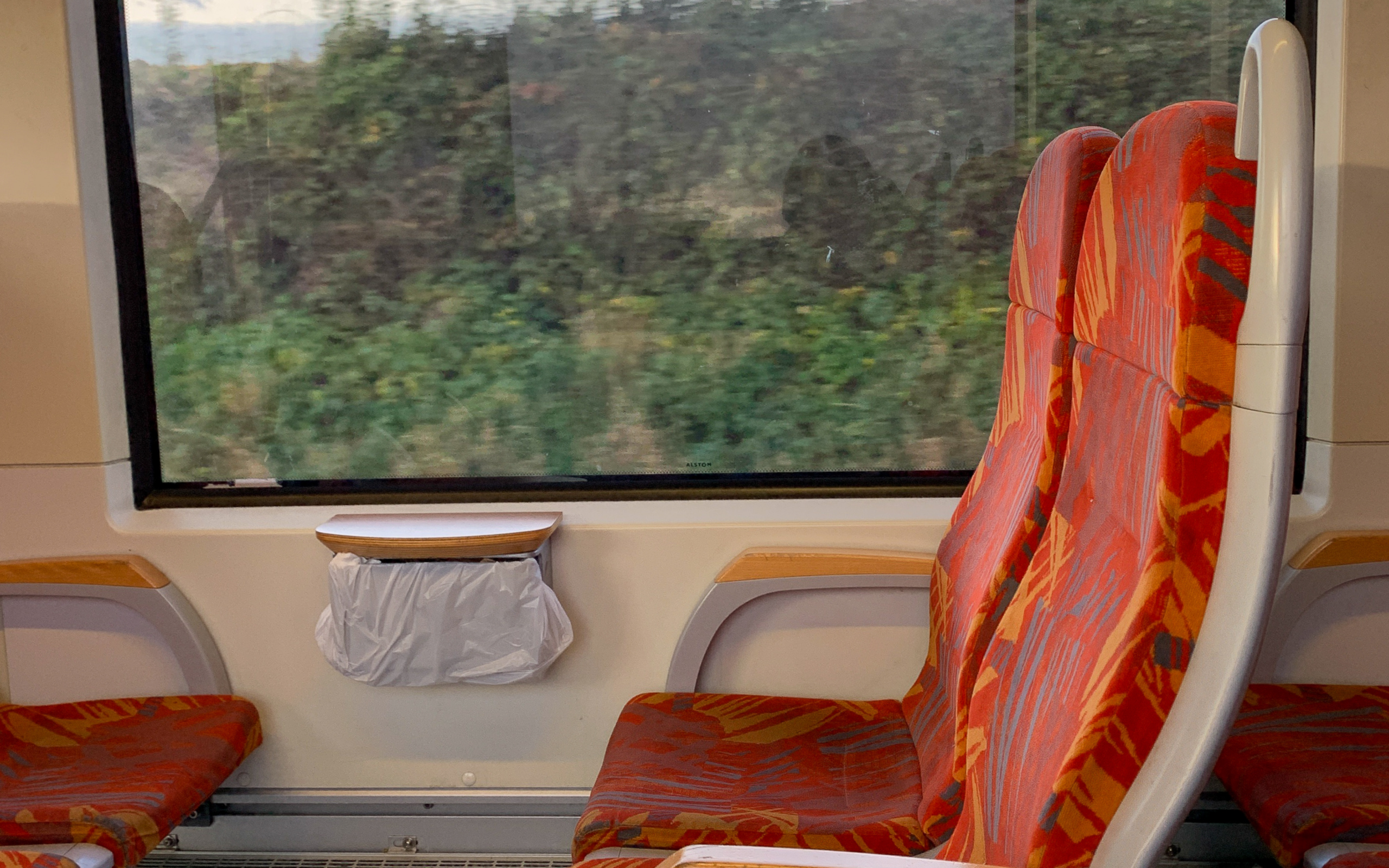 Train interior