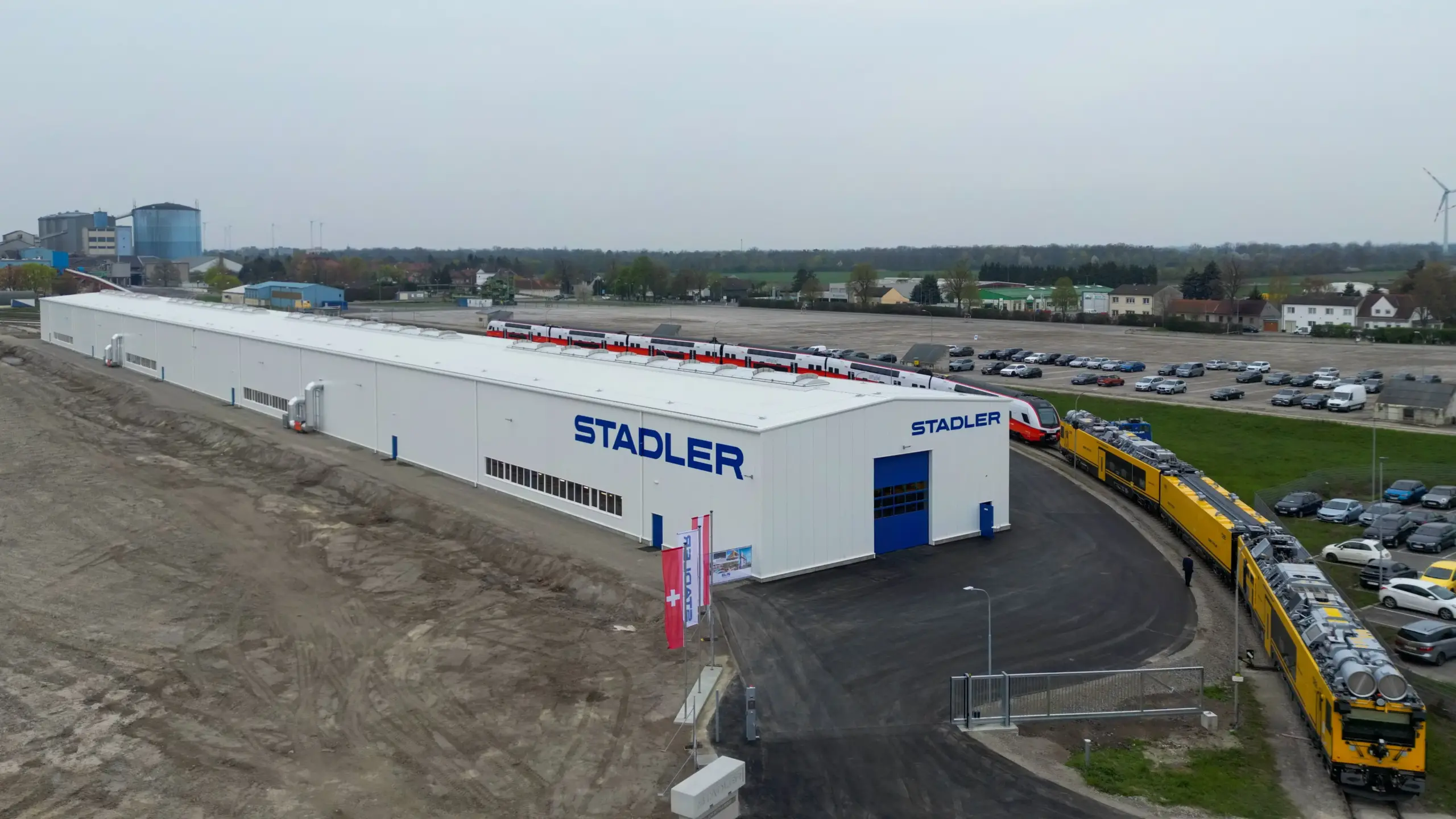 The new workshop from above