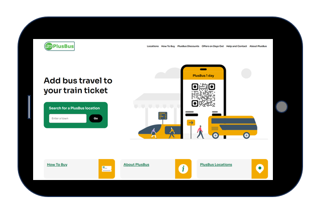 New digital PlusBus ticket