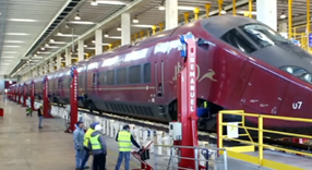 Large groups (up to 132) for long chains of carriages