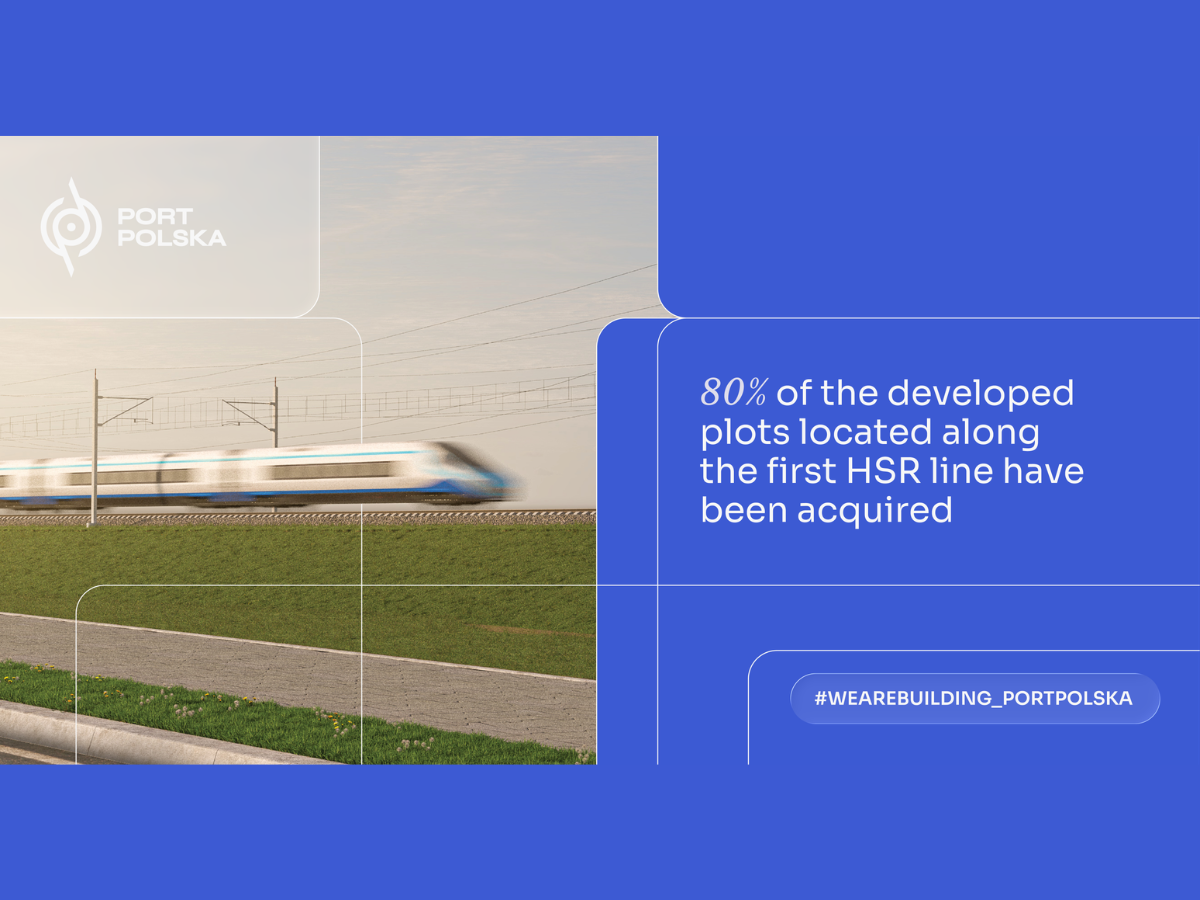 Over 80% of necessary plots for the line's creation have been acquired