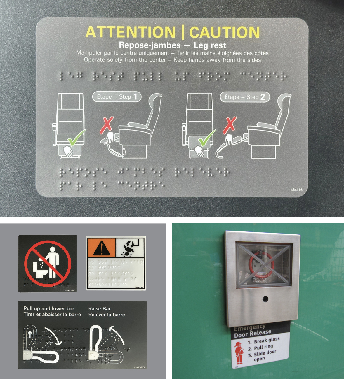 Frangible Panels & Braille Signage & Decals