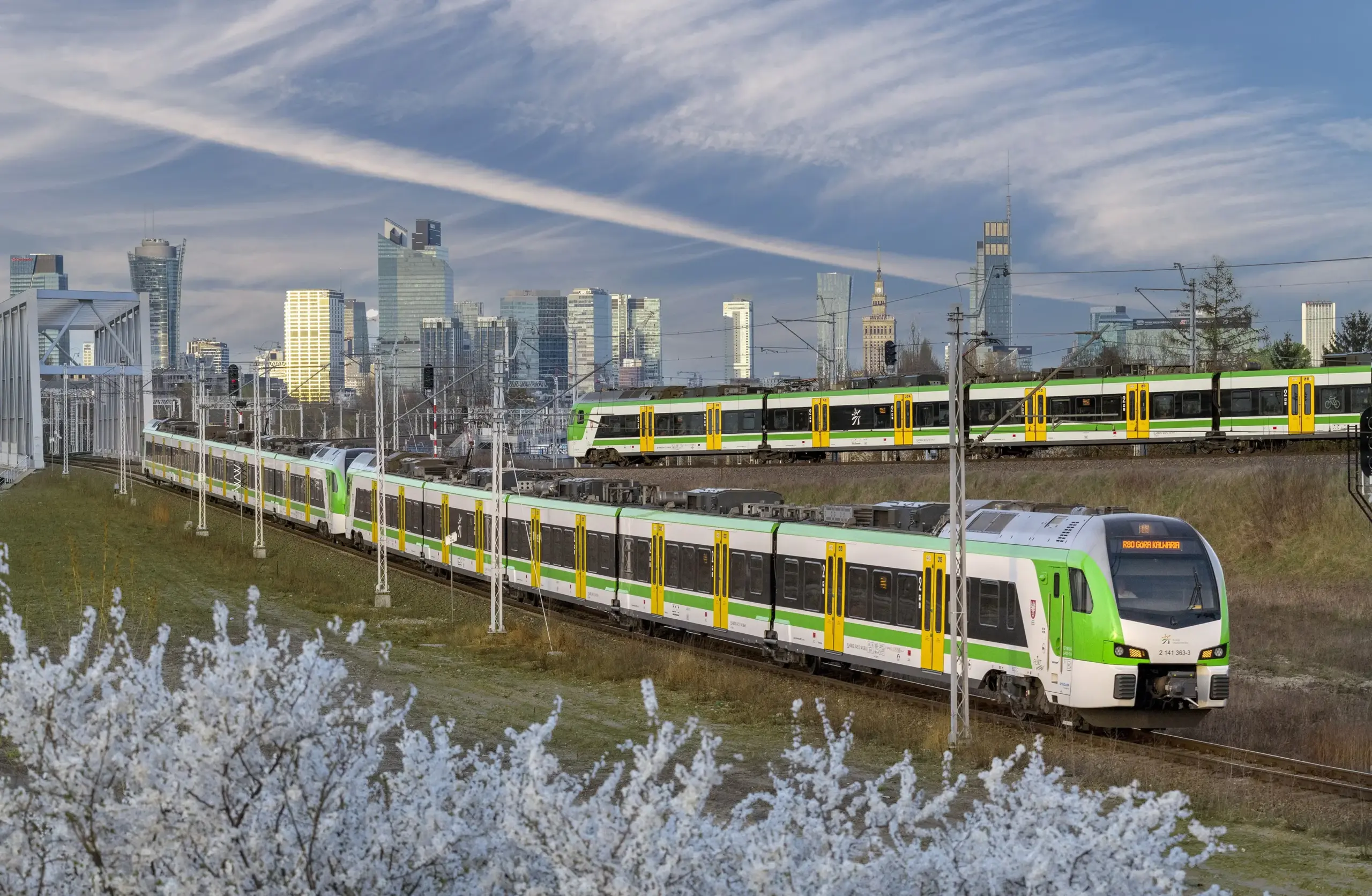 Stadler Polska has delivered the first nine of 75 FLIRT trains to Koleje Mazowieckie