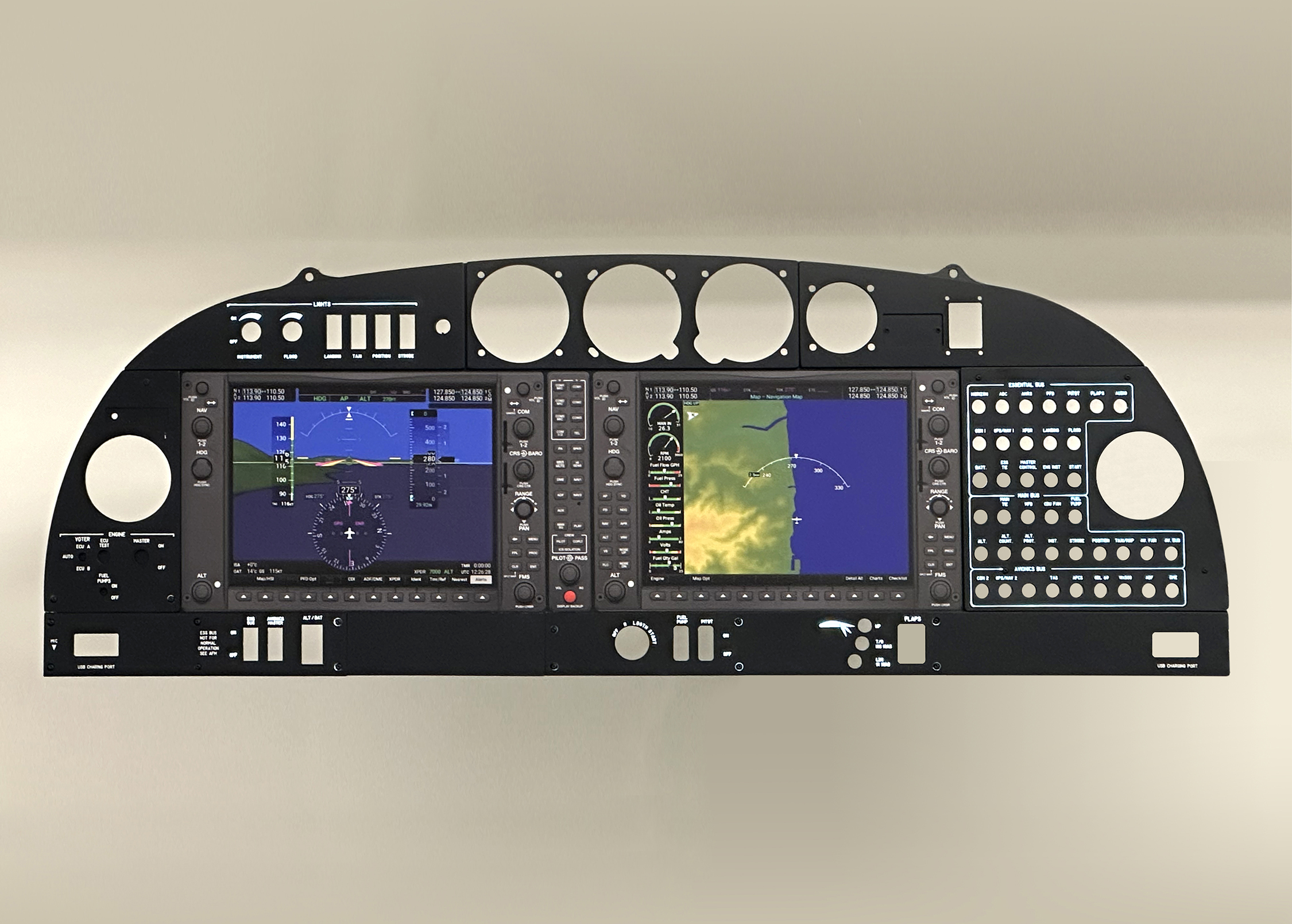 Illuminated LED Control Panel