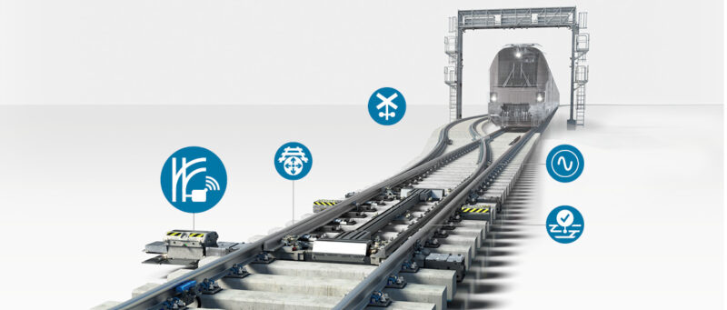 Train track with zentrak on it