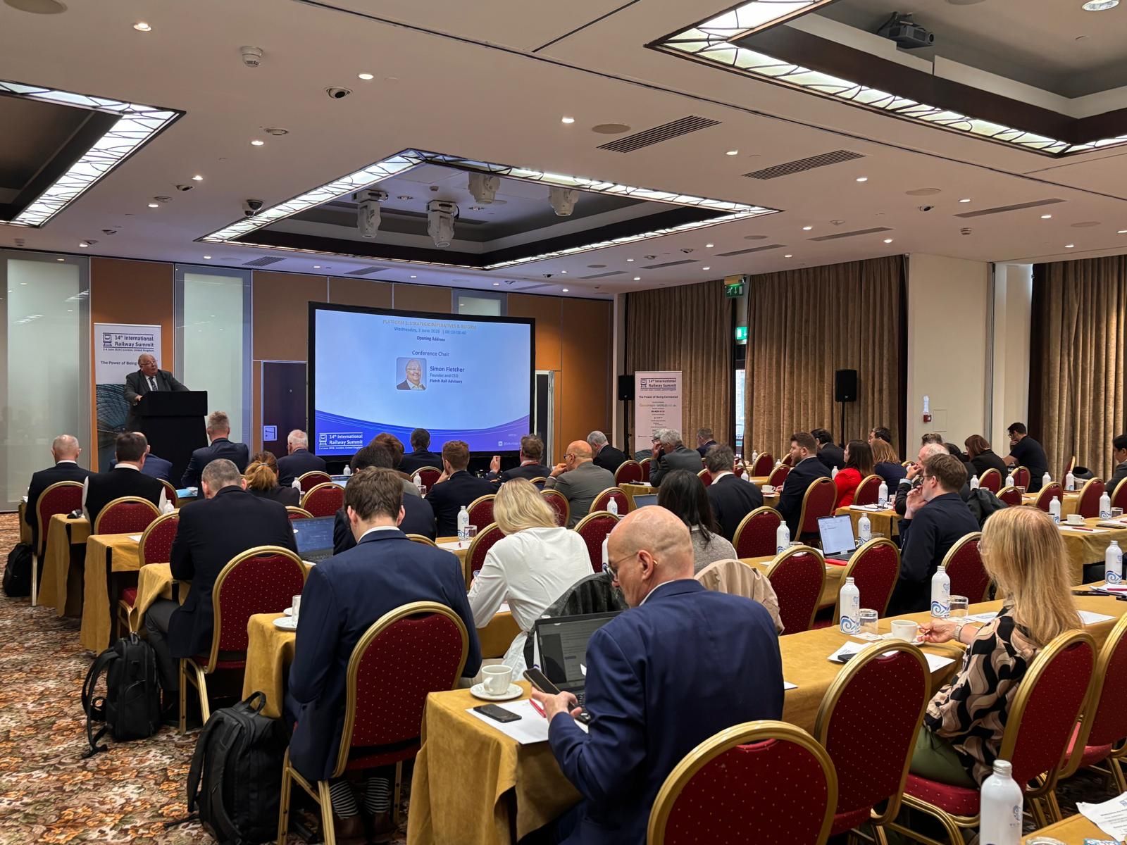 Simon Fletcher, Conference Chair delivered an opening speech at the conference