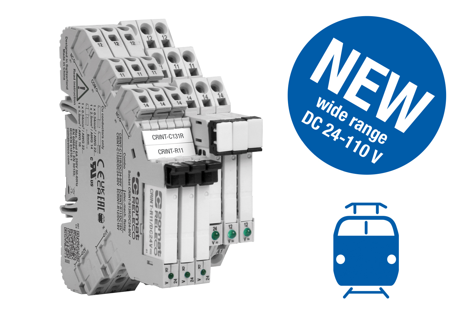 CRINT - Push-in CRINT relays for faster, space-saving and cost-efficient wiring.
