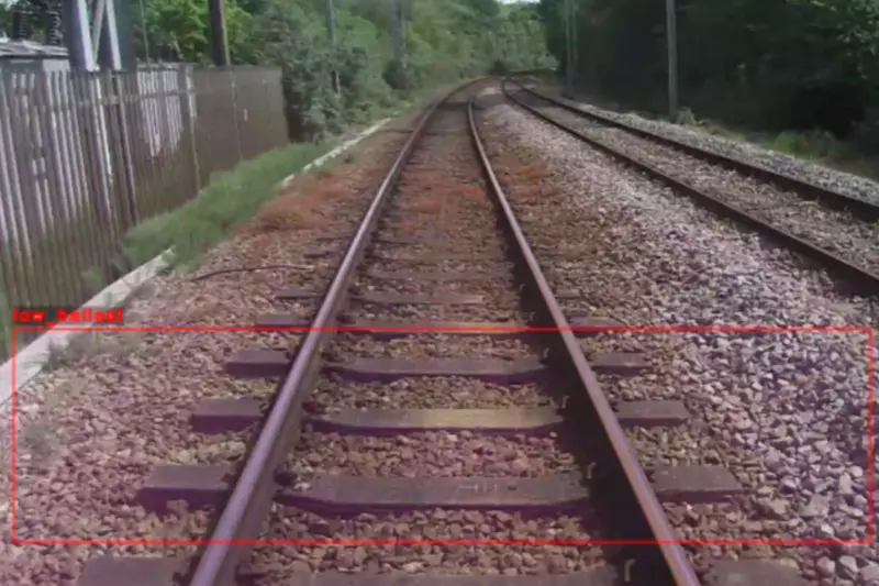 Remote identification of low ballast on the AIVR Platform – supporting proactive maintenance planning without trackside exposure.