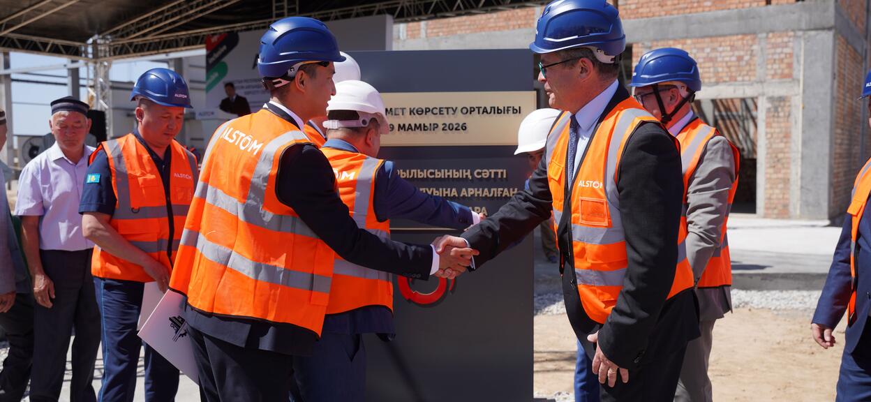 Alstom, Arys'te Yeni Elektrikli Lokomotif Deposunu Tanıttı