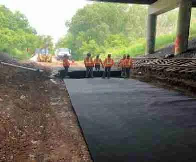 TrackTex was installed without the need for any specialist equipment.