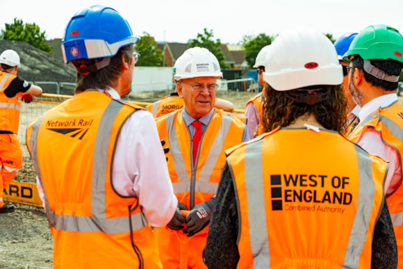 Work on the restoration of the Portishead line has officially commenced