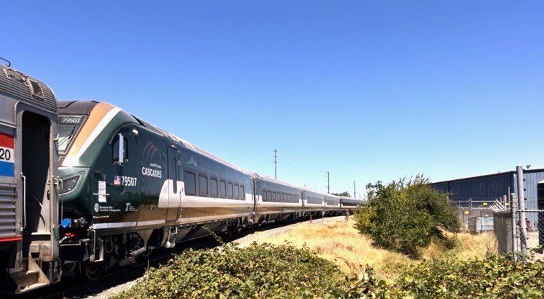 Amtrak has now sent six trainsets to the east for testing