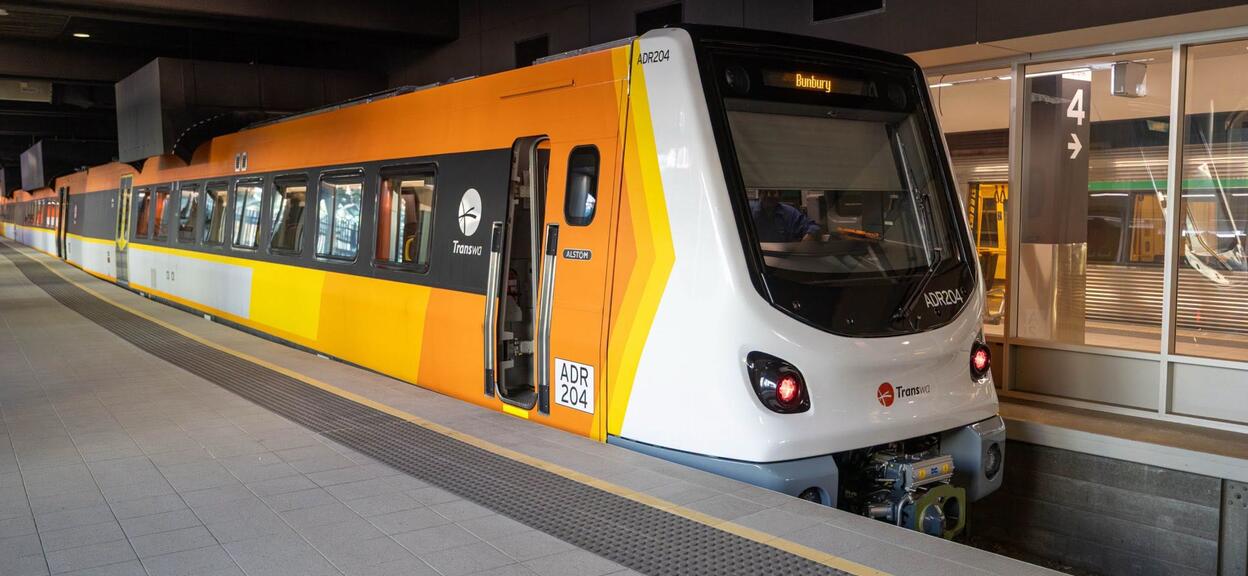 The first of four Alstom-produced trains has entered service on the Perth Australind