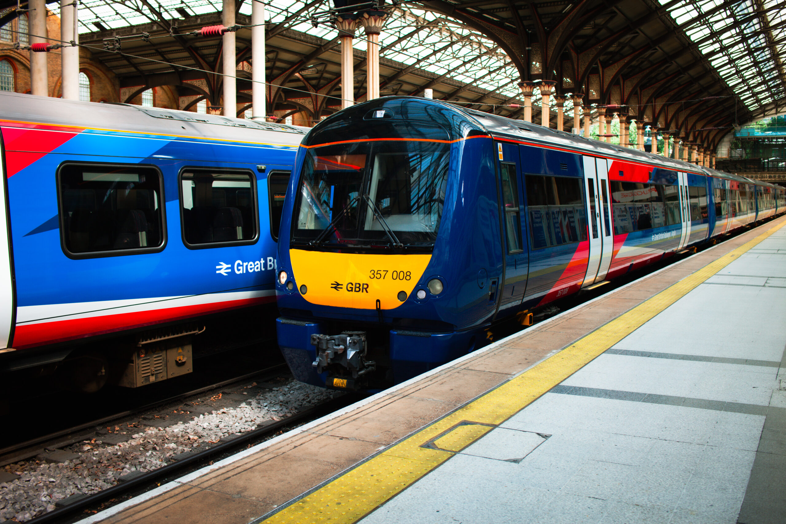 The trains are the first to bear the new GBR Anglia identity