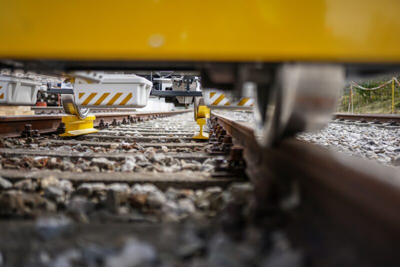 ROSPECT adapts to almost any track gaugeafter only a short preparation time.