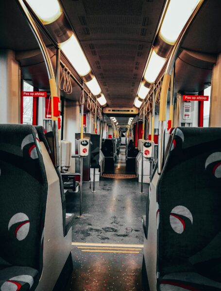 interior of a train