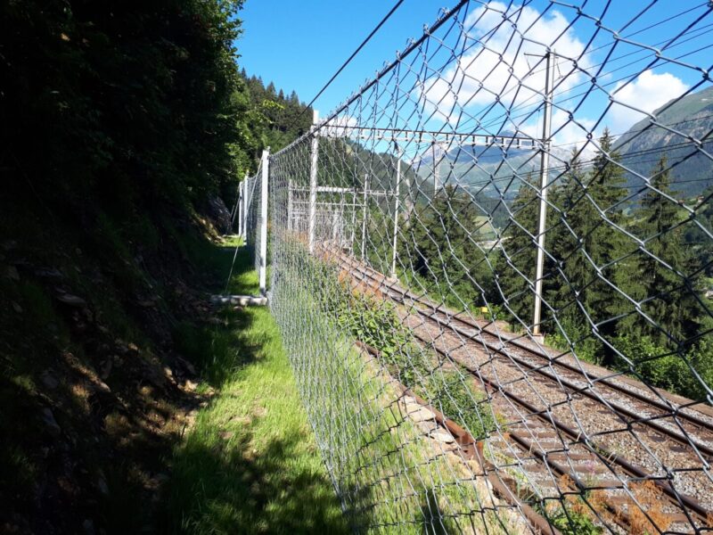 Inglas rockfall barrier