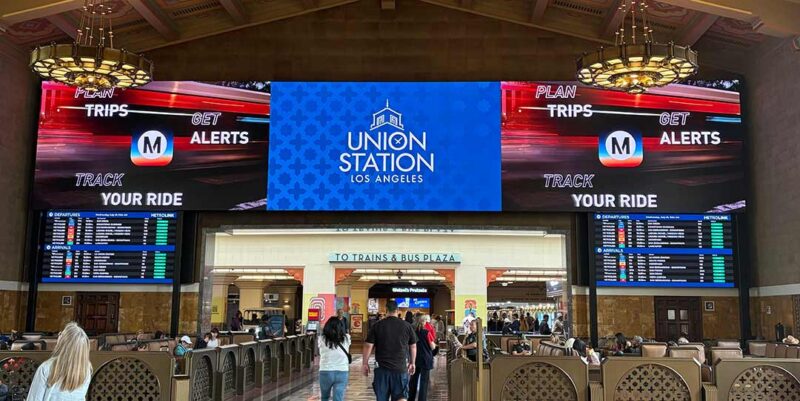 daktronics 100ft screen