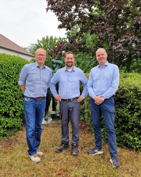 From left to right: Development & Application Technology team from Elektro-Thermit, comprising Dr. Jörg Keichel, project lead Daniel Liebenthal and Christof Gaßmann