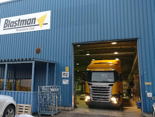 Truck loading at Blastman