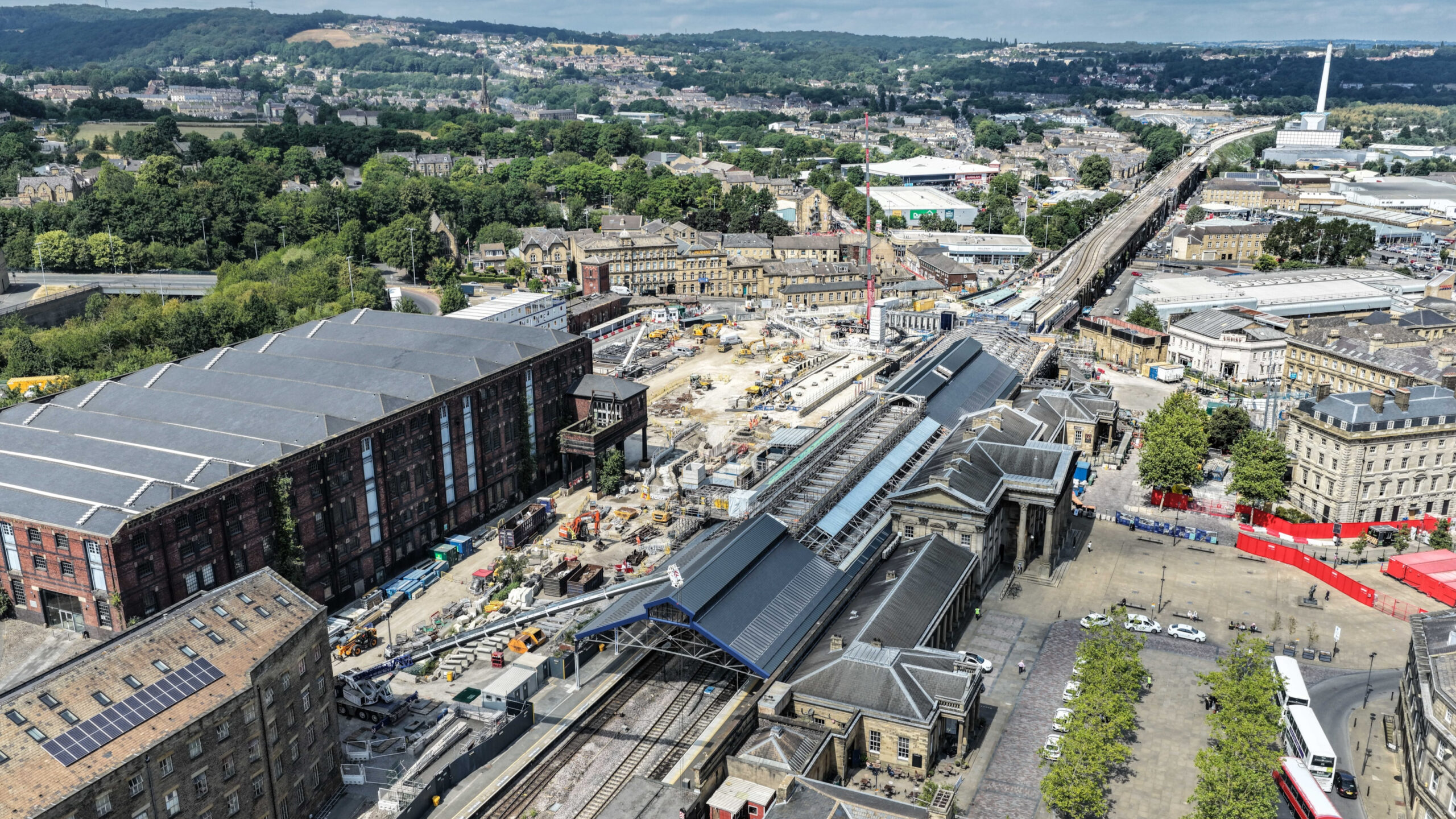 Works will begin at Huddersfield station this autumn