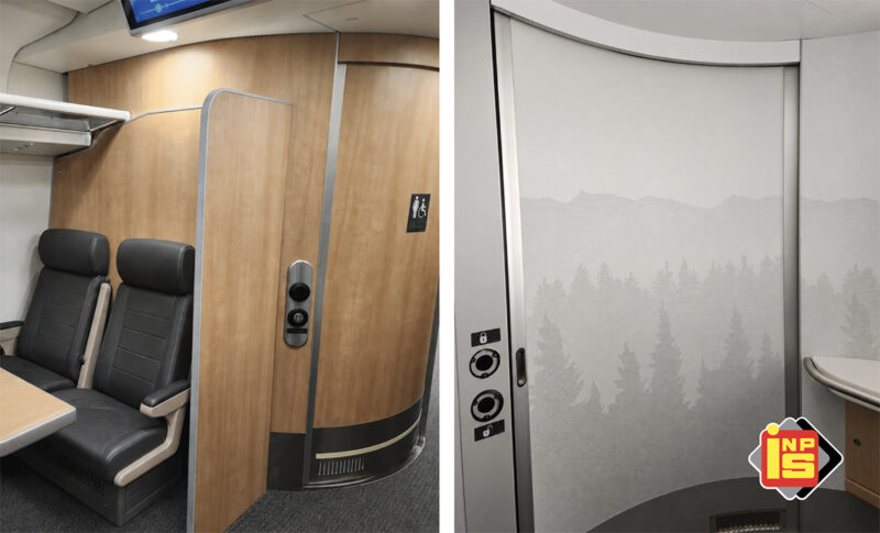 Siemens IDOT Charger Exterior Graphics by INPS @ INPS TRANSIT SOLUTIONS