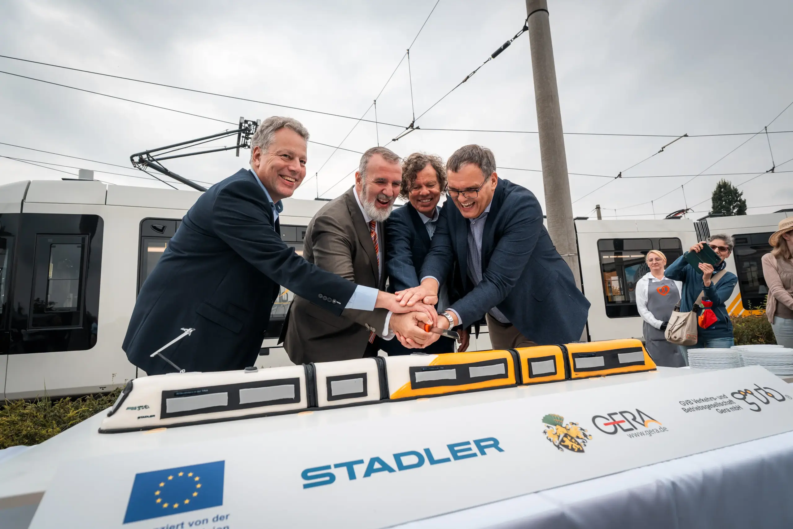 The new TINA trams will enter service in the German city of Gera
