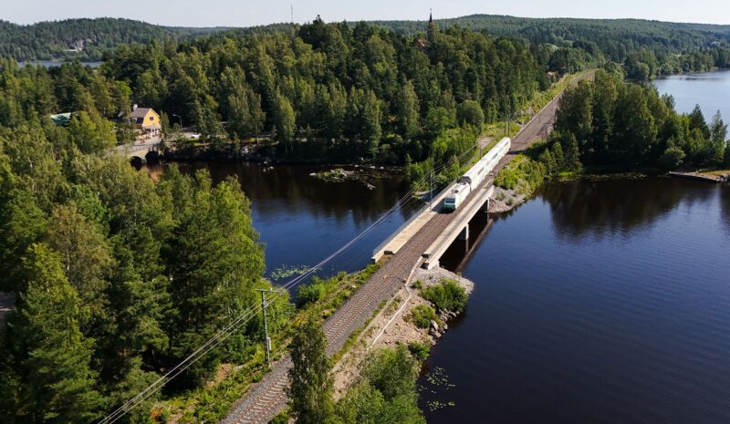 Train Bridge in Finland