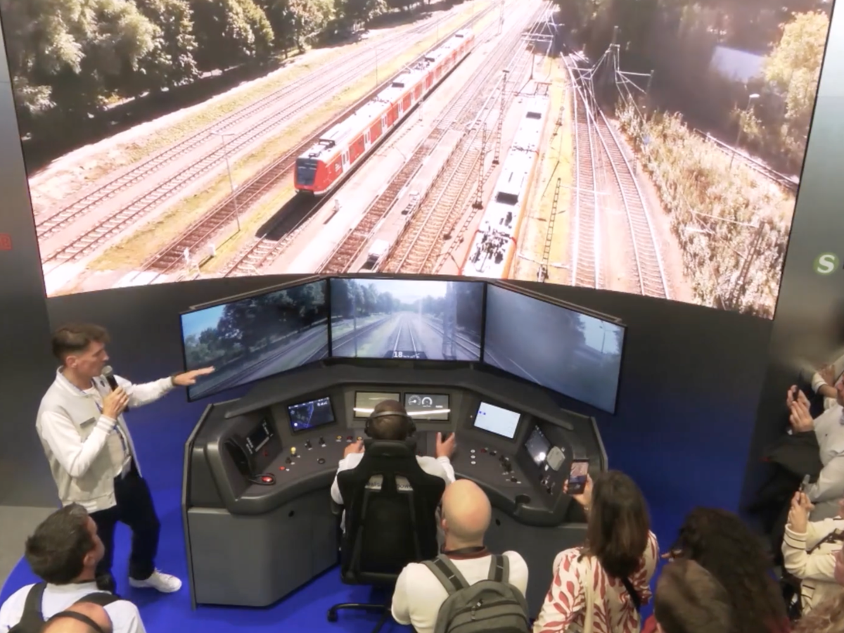Alstom hosted a live Remote Train Operation demonstration at its booth during InnoTrans 2026