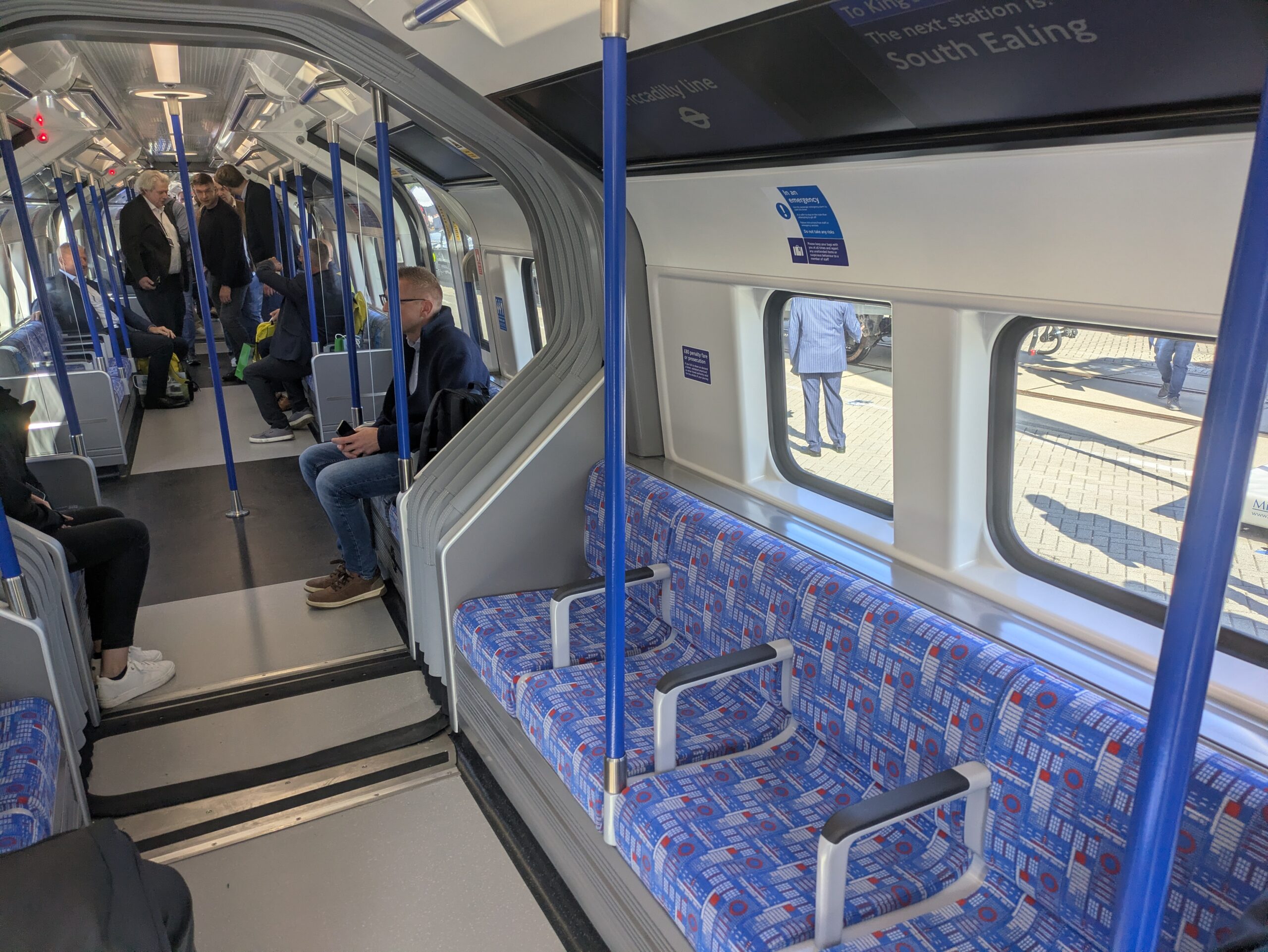 Train interior