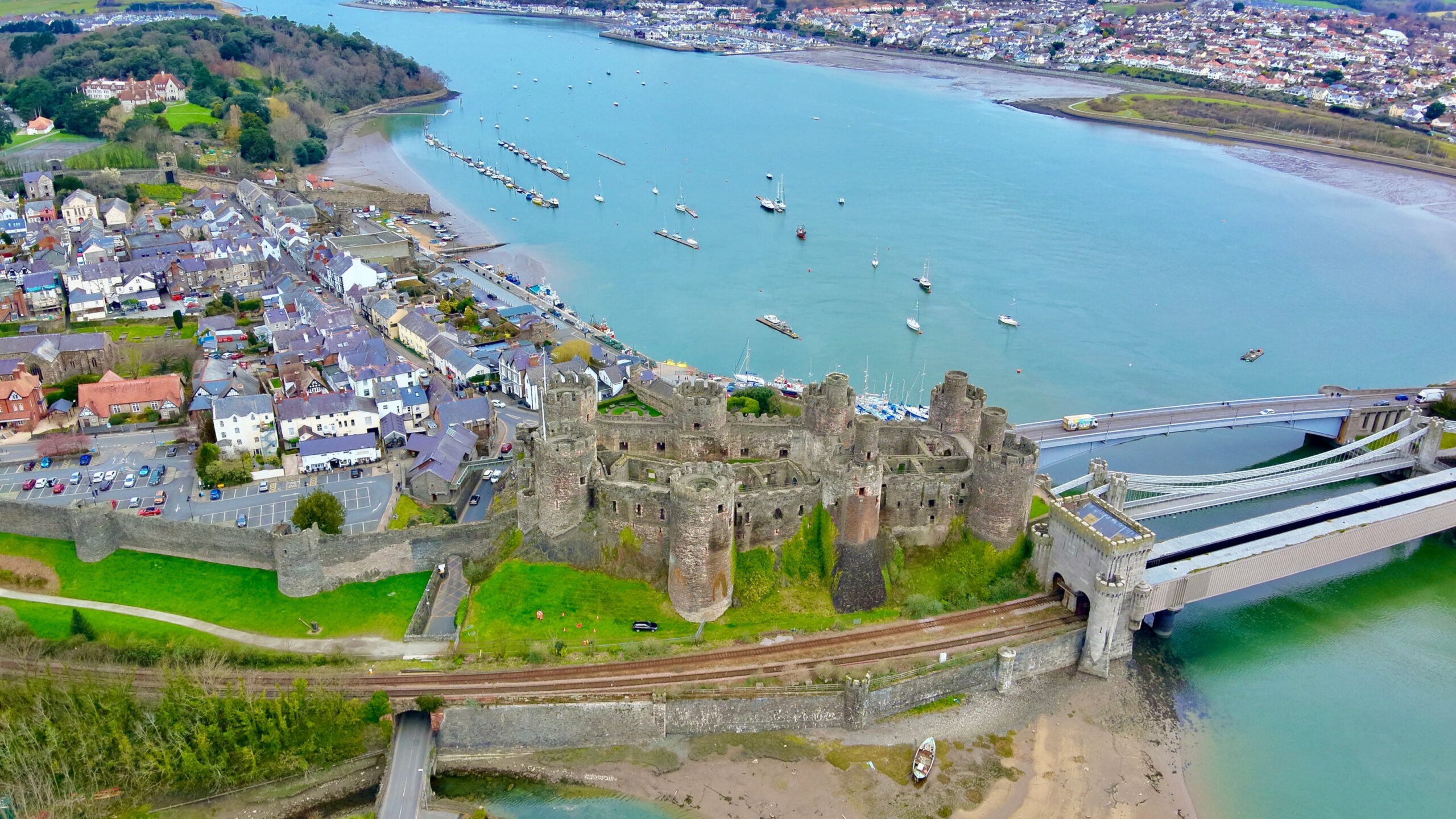 Railway at Conwy