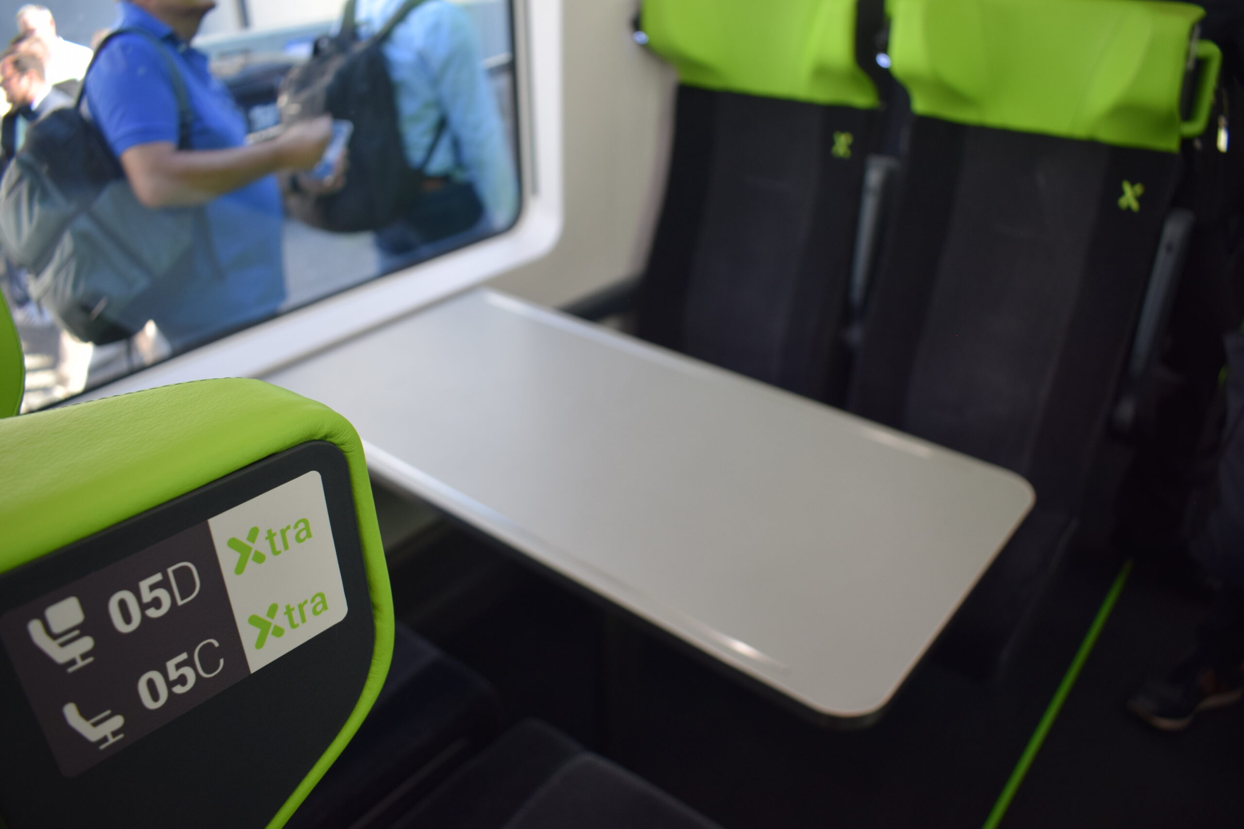 Talgo FlixTrain Table Seating